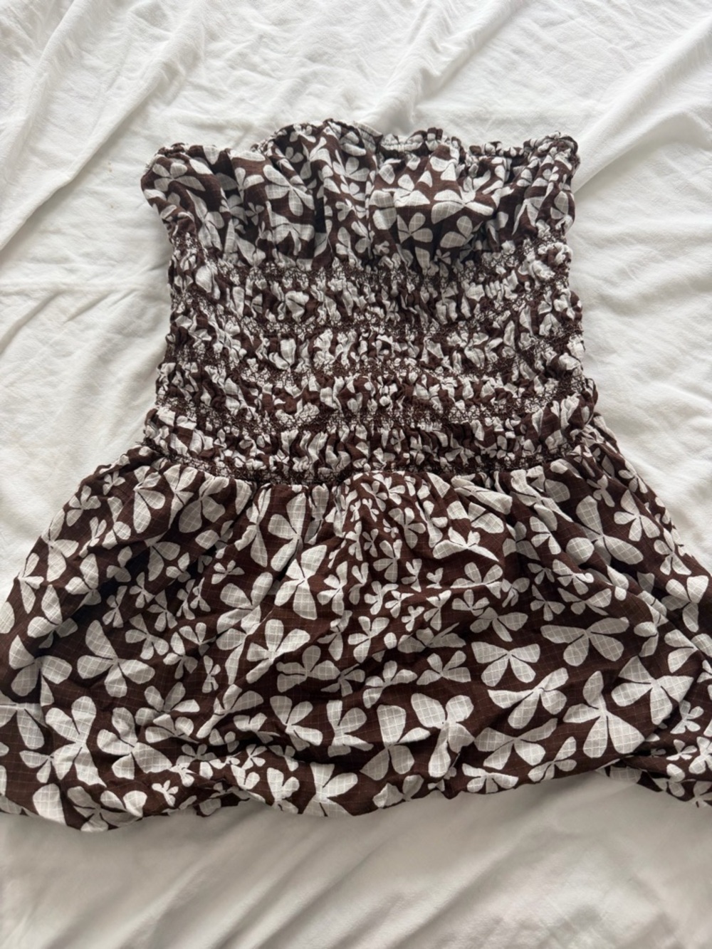 Free People Smocked Dress Size Large